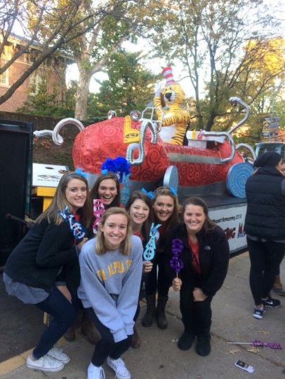 Our Homecoming Float: The Cleaning Machine